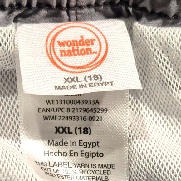 Wonder Nation Multicolor Striped Swim Shorts - Picture 6 of 6